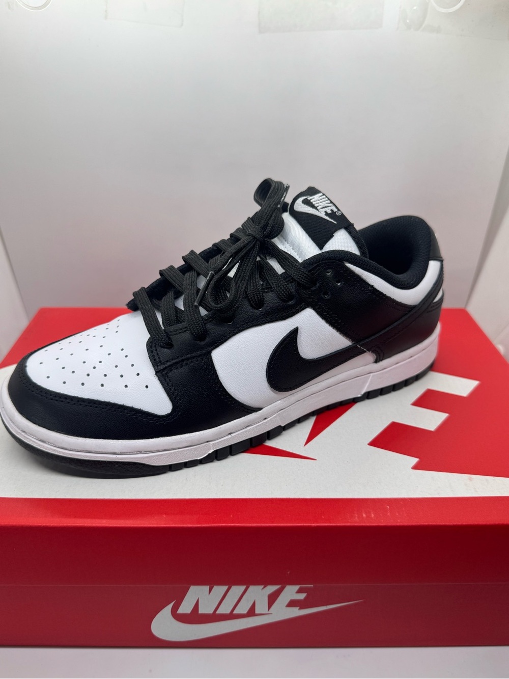 Nike Dunk Low Panda Black White Sneakers Shoe 2024 DD1503-101 Women Size 7.5 NEW